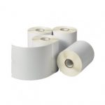 Plain White Label - 101mm(W) X 50.8mm(H) - Coated Woodfree