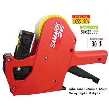 Sato Samark 26 Labeller - Single line - 8 Digits - Image 2