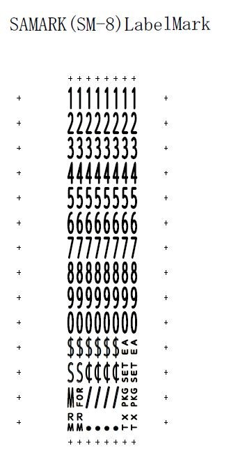 Sato Samark 26 Labeller - Single line - 8 Digits - Image 11