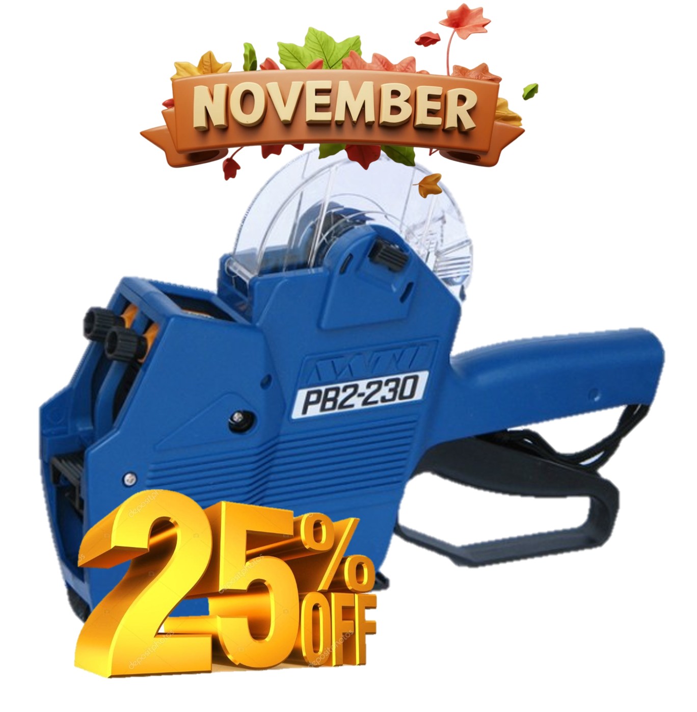 SATO PB2-230 TWO LINES LABELLER - 10 DIGITS TOP AND BOTTOM