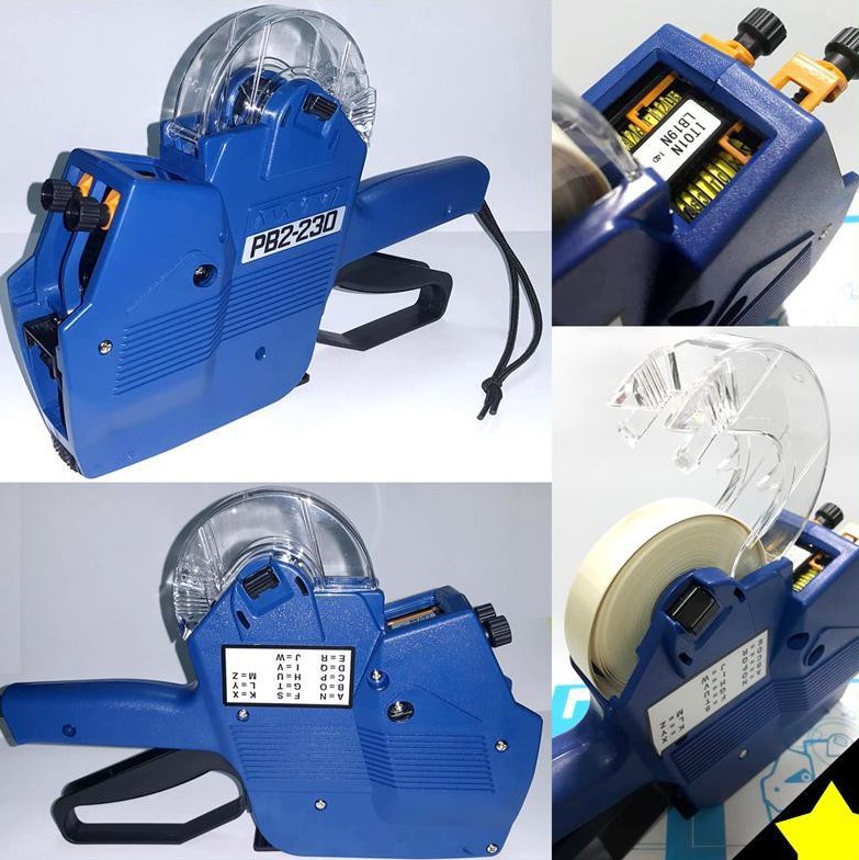 SATO PB2-230 TWO LINES LABELLER - 10 DIGITS TOP AND BOTTOM - Image 9