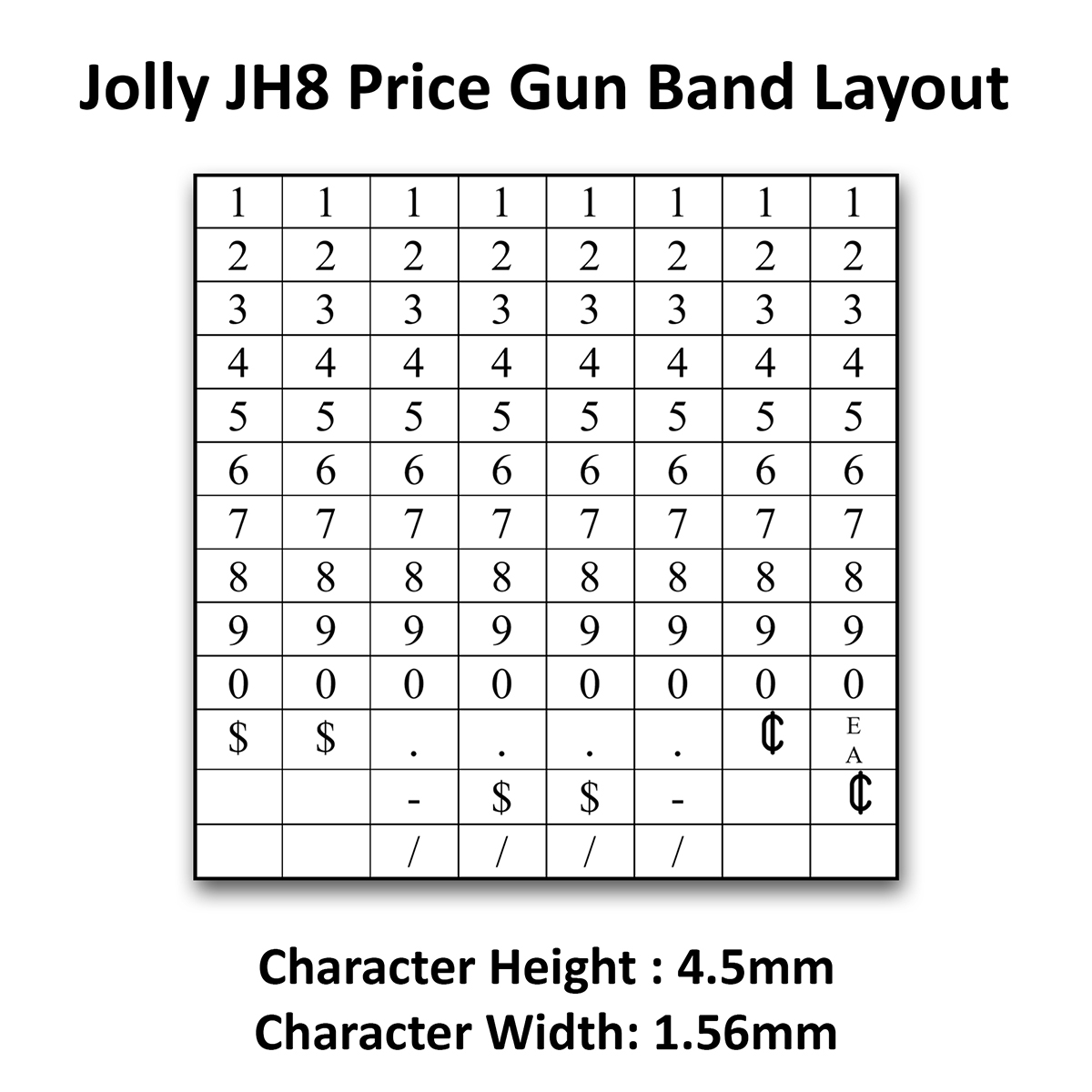 JOLLY JH8 Labeller - Single line - 8 Digits - Image 7
