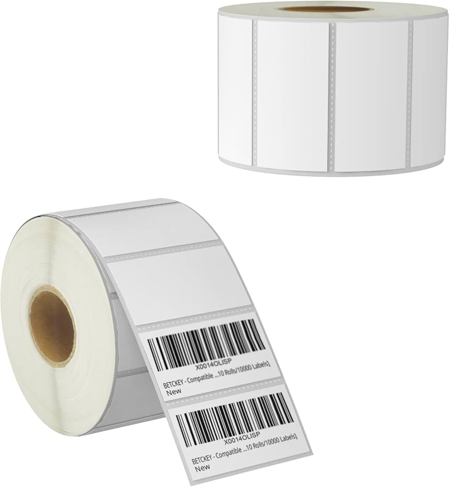 Direct Thermal Label - 60mm(W) X 40mm(H) - Plain White Perm Adhesive - Image 4